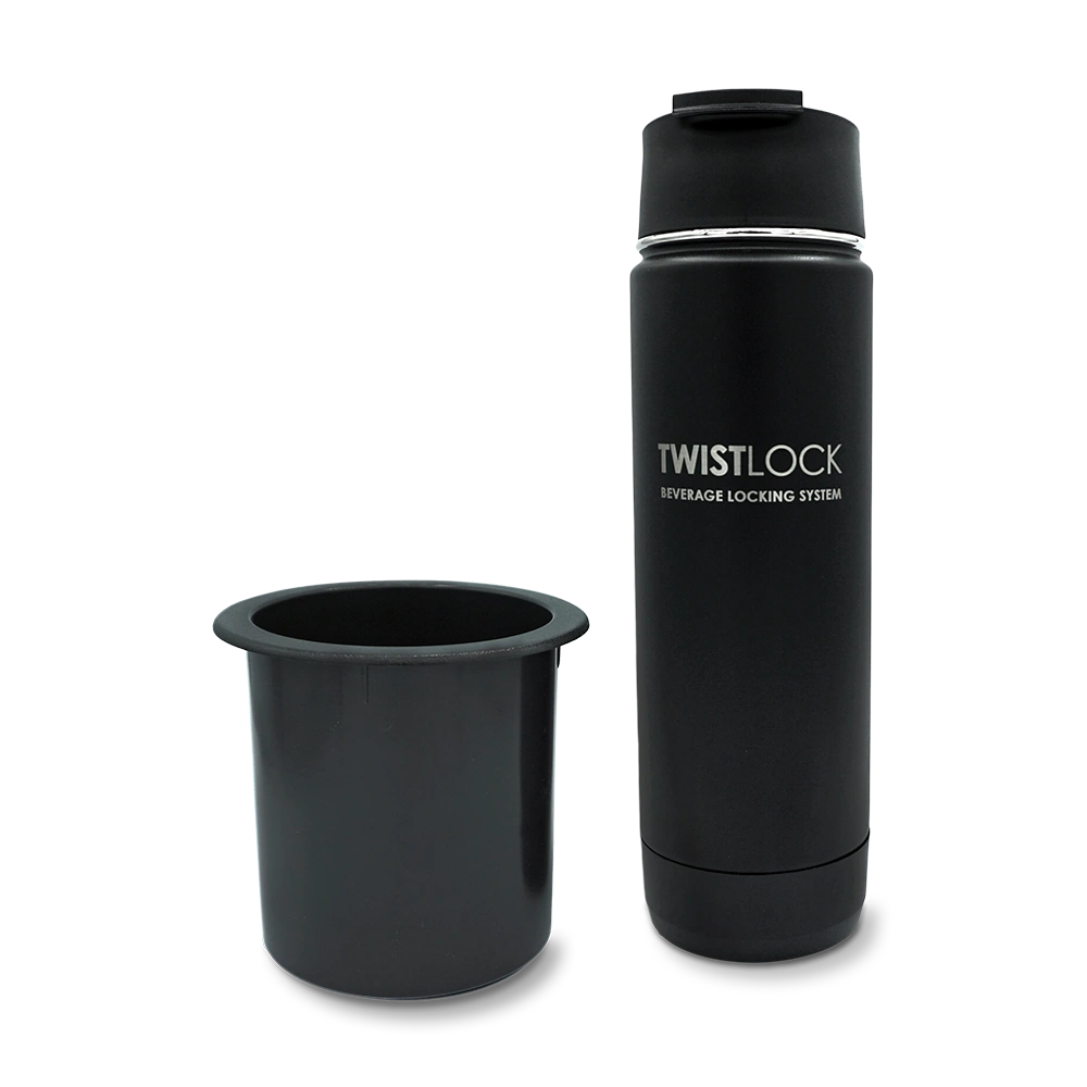 Insulated 20oz canteen combo pack with boat drop in recessed cup holder replacement.