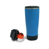 Secure Bar Mount Cup Holder and 22oz Insulated Tumbler in Crater Lake Blue combo Pack.