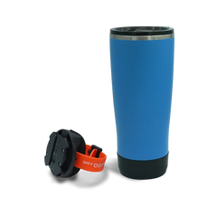 Secure Bar Mount Cup Holder and 22oz Insulated Tumbler in Crater Lake Blue combo Pack.