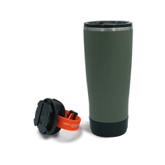 Secure Bar Mount Cup Holder and 22oz Insulated Tumbler in Trailhead Green combo Pack.