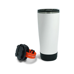 Secure Bar Mount Cup Holder and 22oz Insulated Tumbler in Summit white combo Pack.