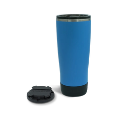 TwistLock Attachable Mini Disc Cup Holder and 22oz Insulated Tumbler in Crater Lake Blue combo Pack.