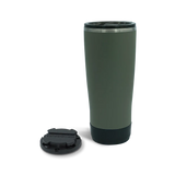 TwistLock Attachable Mini Disc Cup Holder and 22oz Insulated Tumbler in Trailhead Green combo Pack.