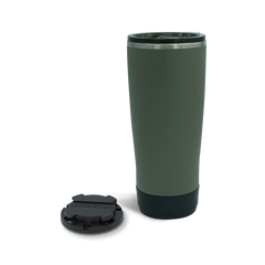 TwistLock Attachable Mini Disc Cup Holder and 22oz Insulated Tumbler in Trailhead Green combo Pack.