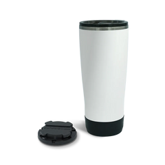 TwistLock Attachable Mini Disc Cup Holder and 22oz Insulated Tumbler in Summit White combo Pack.