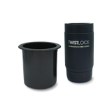 Insulated can cooler and boat drop in recessed cup holder combo pack.