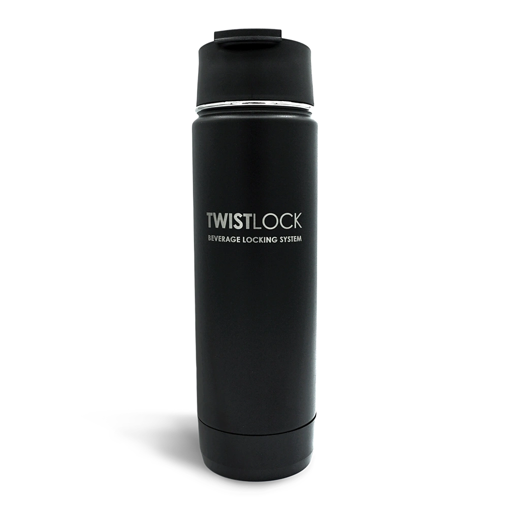 TwistLock insulated 20oz canteen with locking base head on.