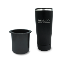 22oz double wall insulated tumbler combo pack with boat recessed drop in locking cup holder.