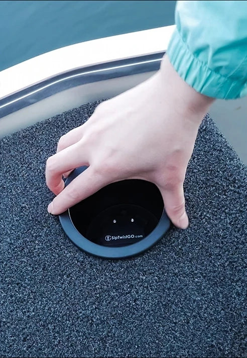 Installing a drop in recessed cup holder into your boat - Step 2